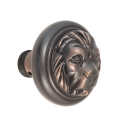 Lion Knob by Brass Accents